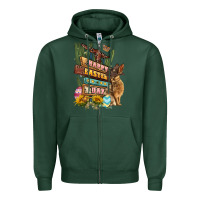 Sports Green Easter Day rodeo Zipper Hoodie - LillyAllenDesigns