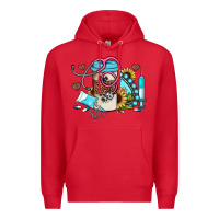 Red western sunflower gemstone nurse Premium Hoodie - JahusDesignShop