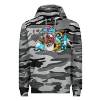 Slate Camo western sunflower gemstone nurse Premium Hoodie - JahusDesignShop