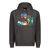 Smoke western sunflower gemstone nurse Premium Hoodie - JahusDesignShop