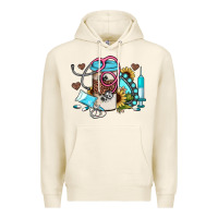 Tofu western sunflower gemstone nurse Premium Hoodie - JahusDesignShop