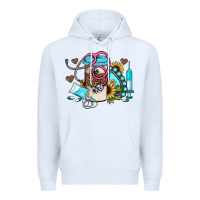 White western sunflower gemstone nurse Premium Hoodie - JahusDesignShop