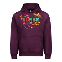 Mauve Wine Cinco de mayo Nurse Urban Hoodie - FaDigitalArtStudio