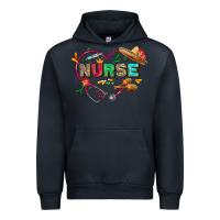 Navy Cinco de mayo Nurse Urban Hoodie - FaDigitalArtStudio