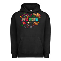 Pigment Black Cinco de mayo Nurse Urban Hoodie - FaDigitalArtStudio