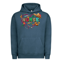 Pigment Midnight Navy Cinco de mayo Nurse Urban Hoodie - FaDigitalArtStudio