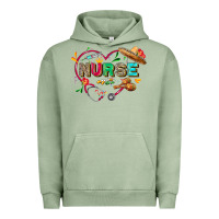 Pigment Oil Green Cinco de mayo Nurse Urban Hoodie - FaDigitalArtStudio