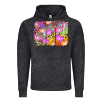 Vintage Black colourful pumpkin background Vintage Hoodie - AdoDesignShop