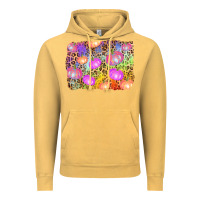 Vintage Mustard colourful pumpkin background Vintage Hoodie - AdoDesignShop