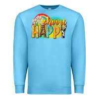 Ocean Blue Choose happy Premium Sweatshirt - NancyCooperArtShop