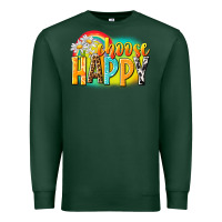 Sports Green Choose happy Premium Sweatshirt - NancyCooperArtShop