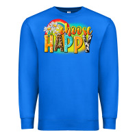 True Royal Choose happy Premium Sweatshirt - NancyCooperArtShop