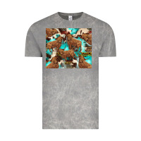 Cloud Rock astec cowhide highlands cow Vintage Tee - BarkalooDesign