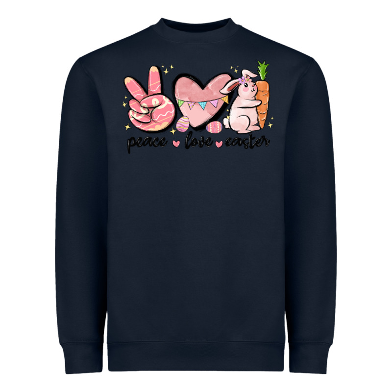 Peace Love Easter Heavyweight Sweatshirt by MaliasSmallBusiness | Teevron