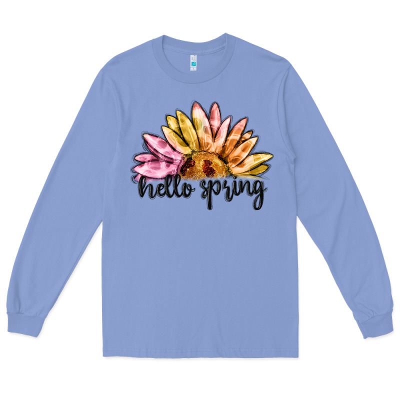 Hello Spring Long Sleeve Tee by MaliasSmallBusiness | Teevron