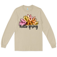 Mushroom hello spring Long Sleeve Tee - MaliasSmallBusiness