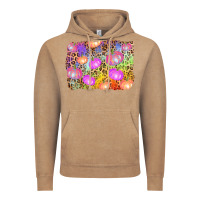 Vintage Coffee colourful pumpkin background Vintage Hoodie - AdoDesignShop