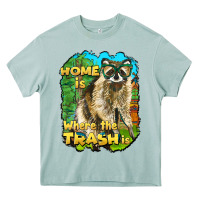 Arona raccoon home is where the trash is Heavy Core Tee - BarkalooDesign