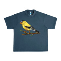 Midnight Navy American Goldfinch Urban Heavy Tee - LillyAllenDesigns