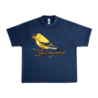 Navy American Goldfinch Urban Heavy Tee - LillyAllenDesigns