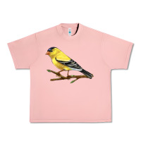 Salmon American Goldfinch Urban Heavy Tee - LillyAllenDesigns