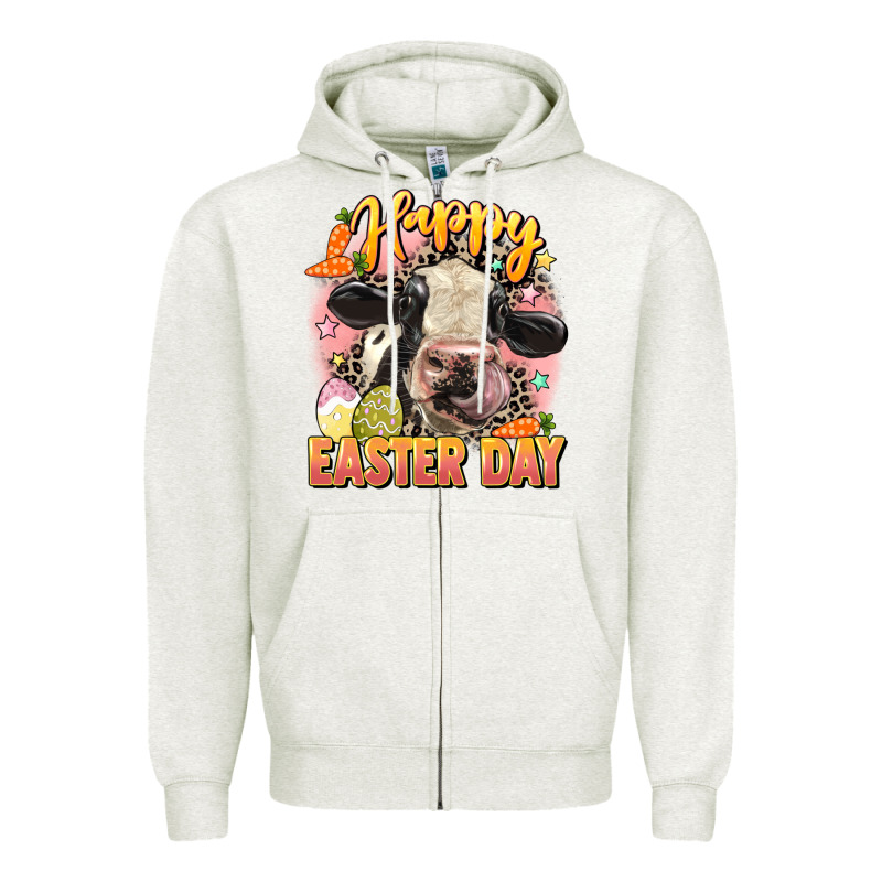 Happy Easter Day Zipper Hoodie by LillyAllenDesigns | Teevron