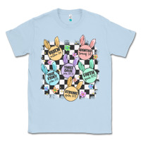 Dusty Blue easter bunny candy Classic Tee - MaliasSmallBusiness