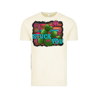 Vintage Arctic stuck on you heart cactus serape leopard background Vintage Tee - Jasminsmagicworld