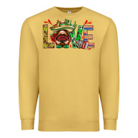 Antique Gold Mexico love with gnome Premium Sweatshirt - NancyCooperArtShop