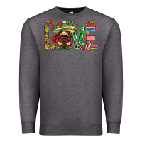 Charcoal Heather Mexico love with gnome Premium Sweatshirt - NancyCooperArtShop