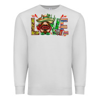 Dove Grey Mexico love with gnome Premium Sweatshirt - NancyCooperArtShop