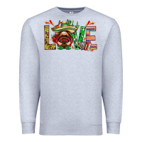 Heather Grey Mexico love with gnome Premium Sweatshirt - NancyCooperArtShop