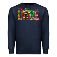 Navy Mexico love with gnome Premium Sweatshirt - NancyCooperArtShop