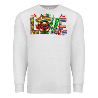Oatmeal Heather Mexico love with gnome Premium Sweatshirt - NancyCooperArtShop