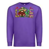 Purple Mexico love with gnome Premium Sweatshirt - NancyCooperArtShop