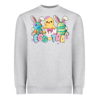 Heather Grey i am eggtra Heavyweight Sweatshirt - MaliasSmallBusiness