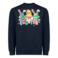 Navy i am eggtra Heavyweight Sweatshirt - MaliasSmallBusiness