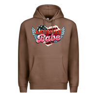 Chestnut American babe Premium Hoodie - HowdyJamesFarm