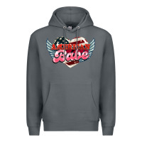Rock American babe Premium Hoodie - HowdyJamesFarm