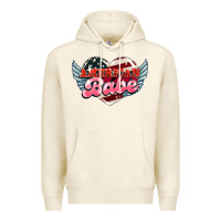 Tofu American babe Premium Hoodie - HowdyJamesFarm