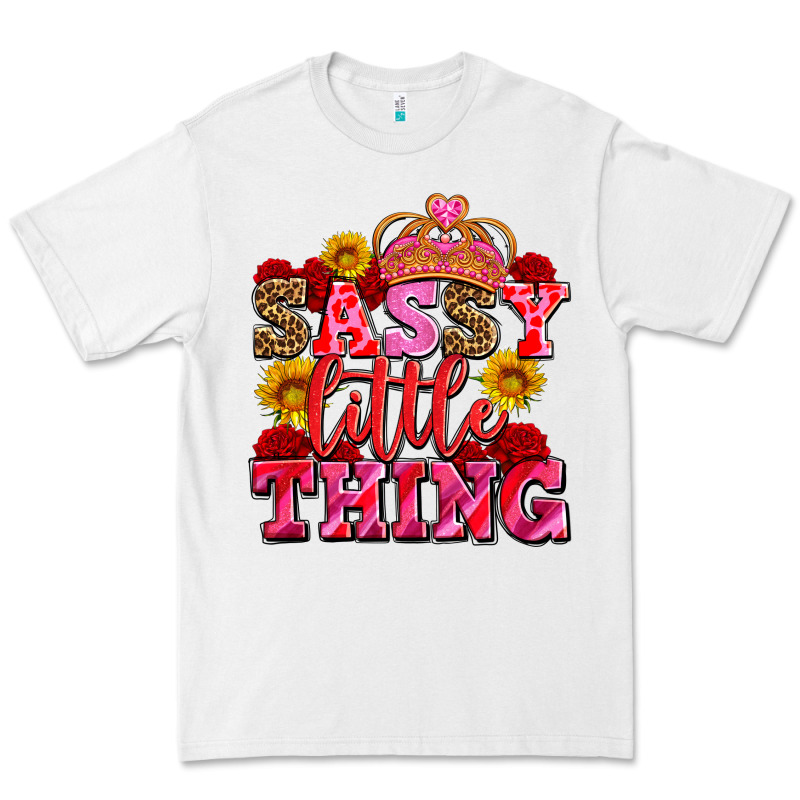 Sassy Little Thing With Crown Premium Tee by AdoDesignShop | Teevron