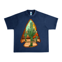 Navy desert cactus arrowhead Urban Heavy Tee - Jasminsmagicworld