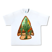 White desert cactus arrowhead Urban Heavy Tee - Jasminsmagicworld