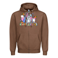 Chestnut Easter Easter Dental Zipper Hoodie - LillyAllenDesigns