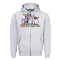 Heather Grey Easter Easter Dental Zipper Hoodie - LillyAllenDesigns