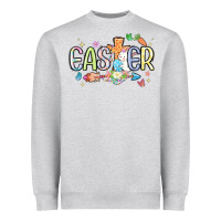 Easter Cross With Bunny Heavyweight Sweatshirt | Teevron