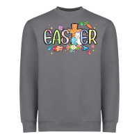 Storm easter cross with bunny Heavyweight Sweatshirt - MaliasSmallBusiness