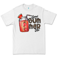 White summer Premium Tee - CowhideDigitalArt