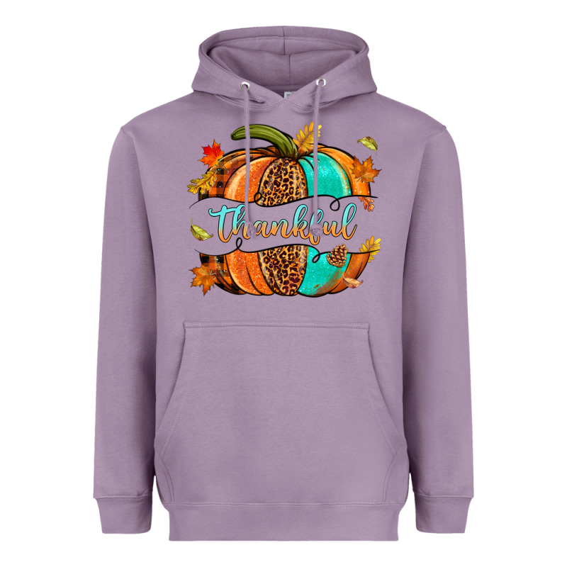 Pumpkin Thankful Heavyweight Hoodie by NancyCooperArtShop | Teevron