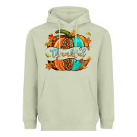 Matcha pumpkin thankful Heavyweight Hoodie - NancyCooperArtShop